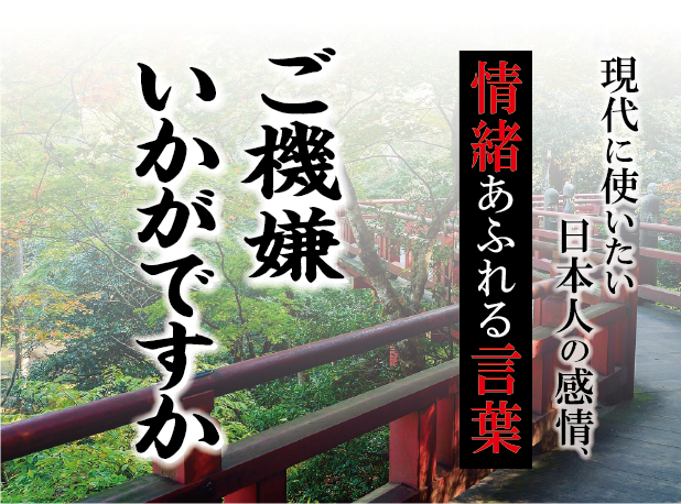 【ご機嫌いかがですか】－ 現代に使いたい日本人の感情、情緒あふれる言葉