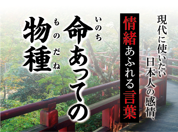 【命あっての物種（いのちあってのものだね）】－ 現代に使いたい日本人の感情、情緒あふれる言葉