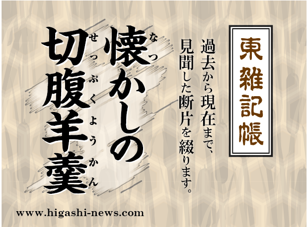 東 雑記帳 － 懐かしの切腹羊羹